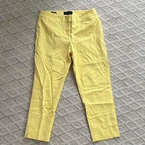 Talbots Womens Dress Pants in Sunny Yellow